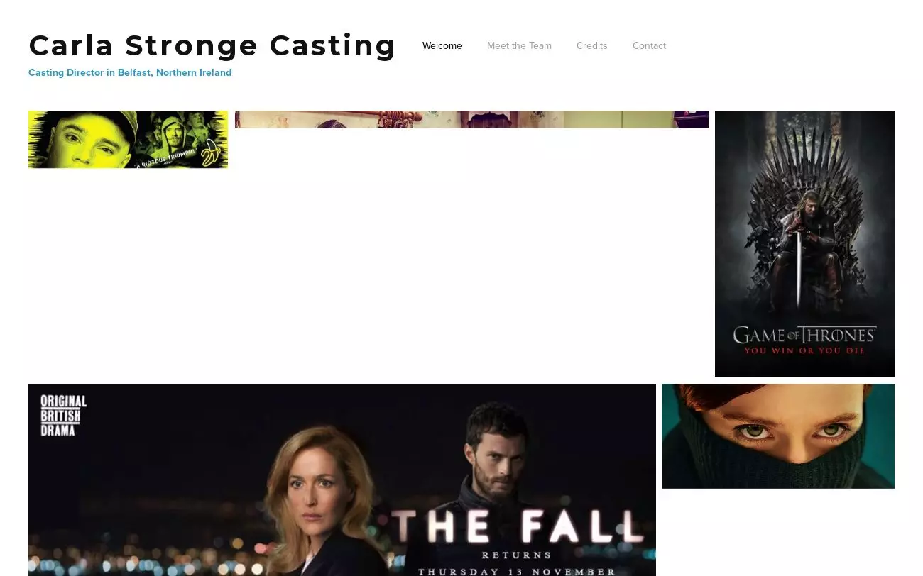 Screenshot of carlastrongecasting.com