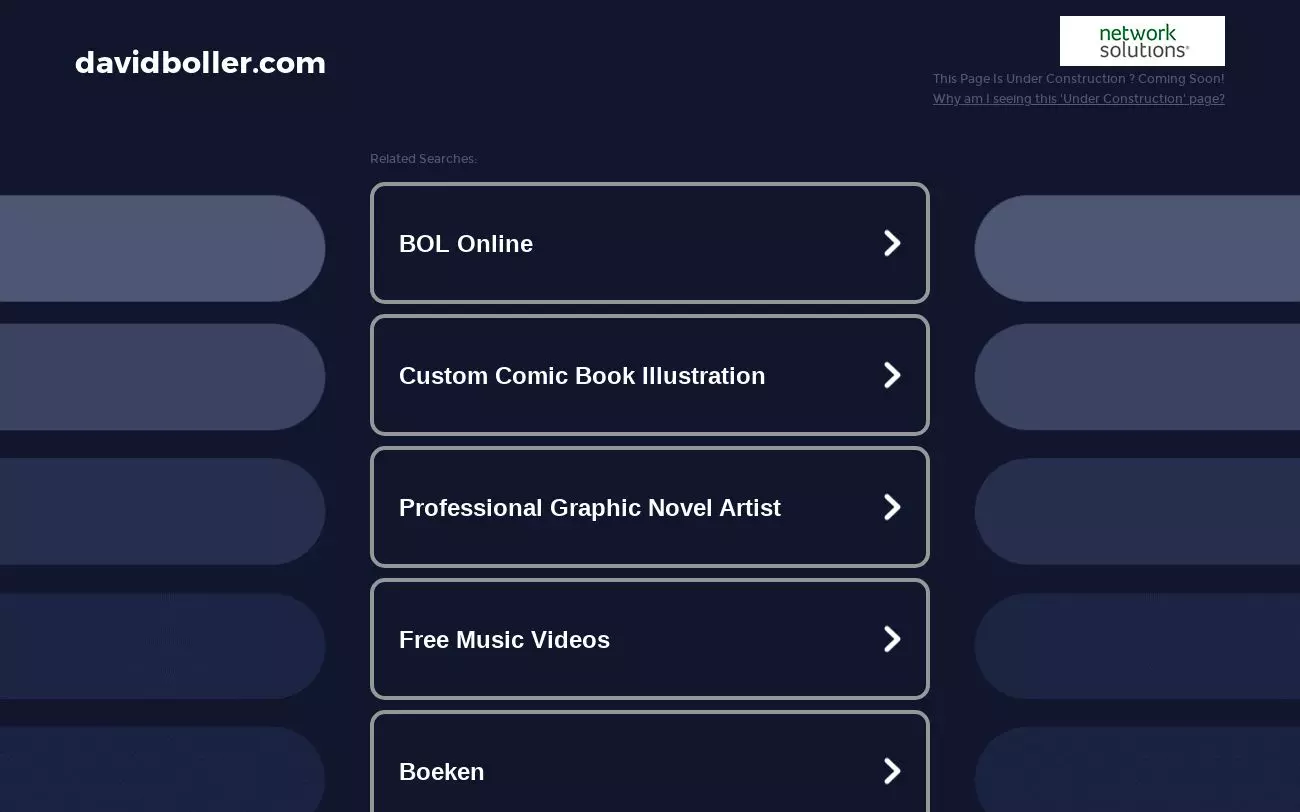 Screenshot of davidboller.com