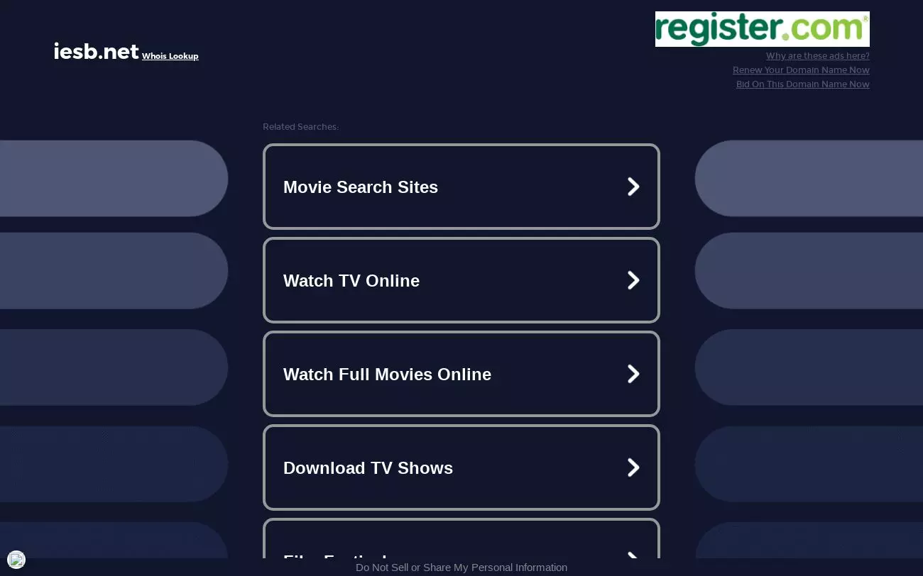 Screenshot of iesb.net