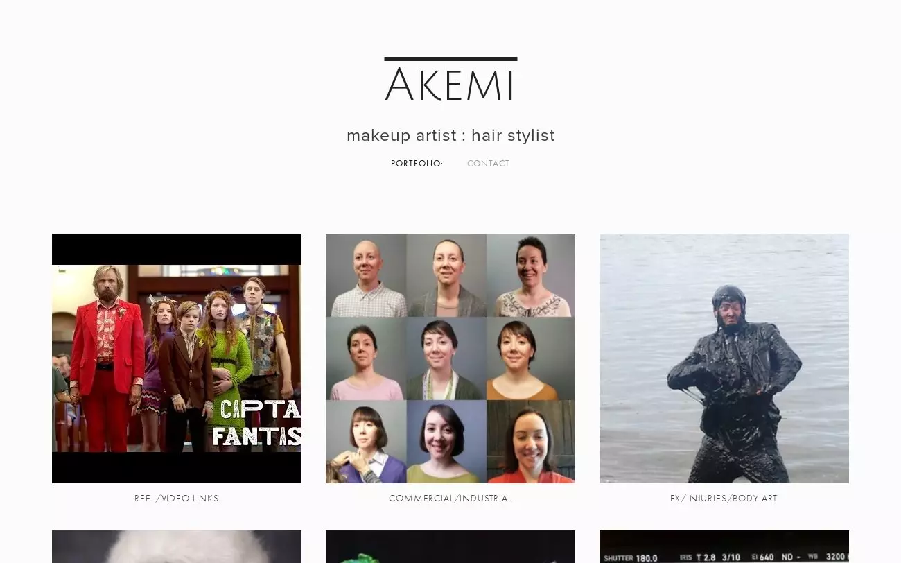 Screenshot of makeupbyakemi.com