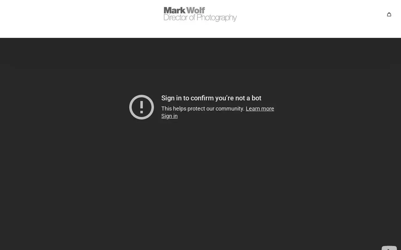 Screenshot of markwolf.co.uk