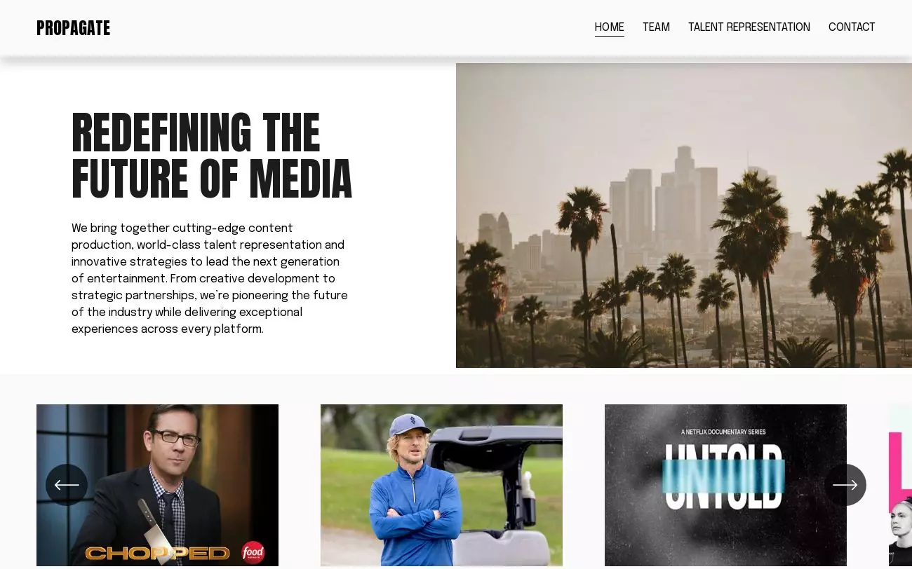 Screenshot of propagatecontent.com