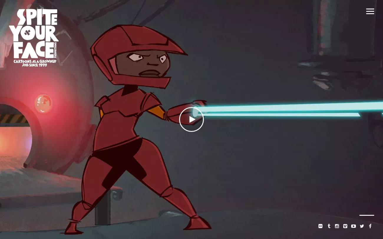 Screenshot of spiteyourface.com